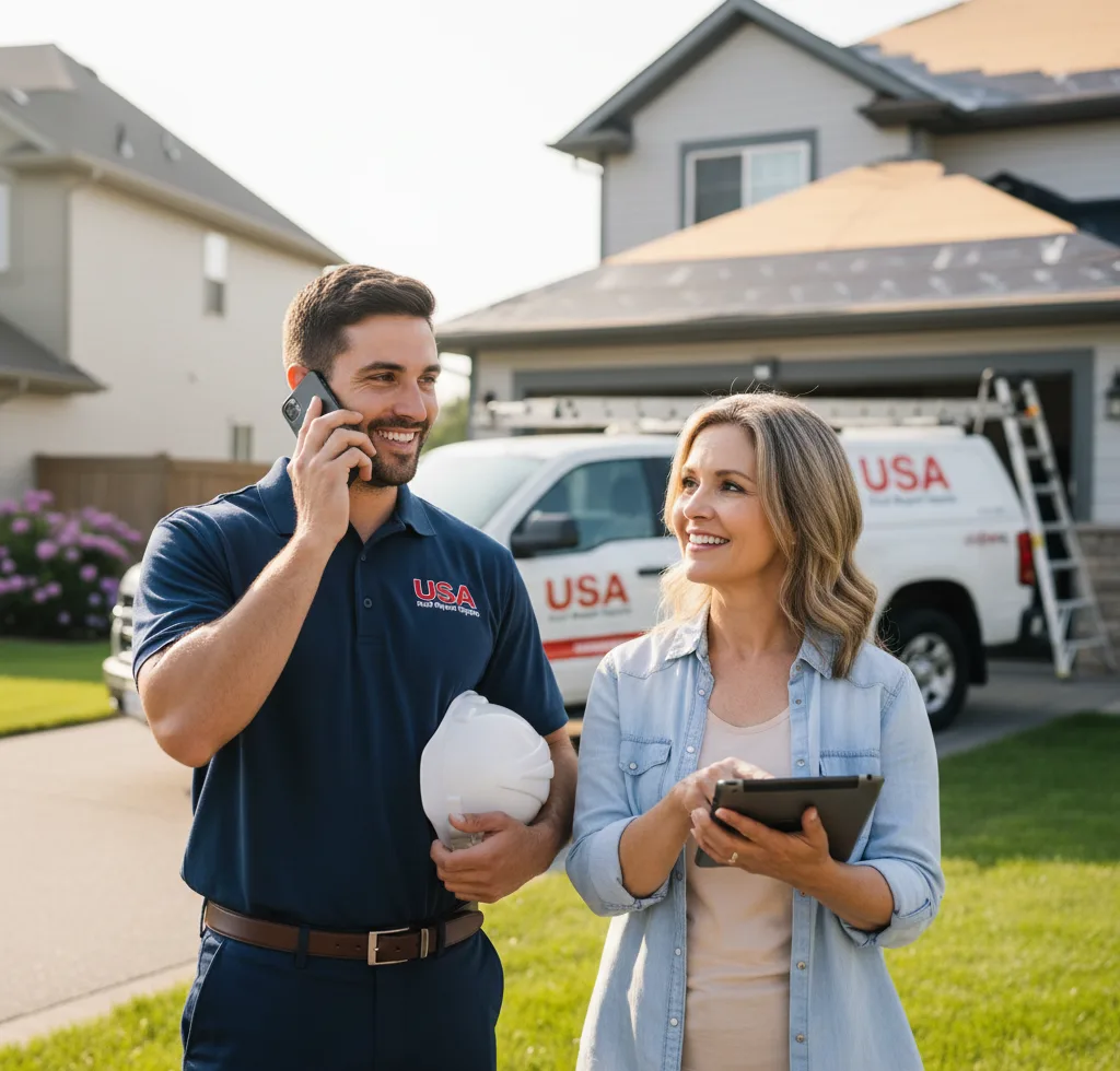 USA Roof Repair Experts customer support in Knights Landing